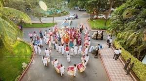 drones in indian wedding